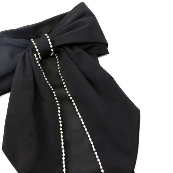 Zara Accessories Zara Satin Effect Bow Trim Gloves Poshmark